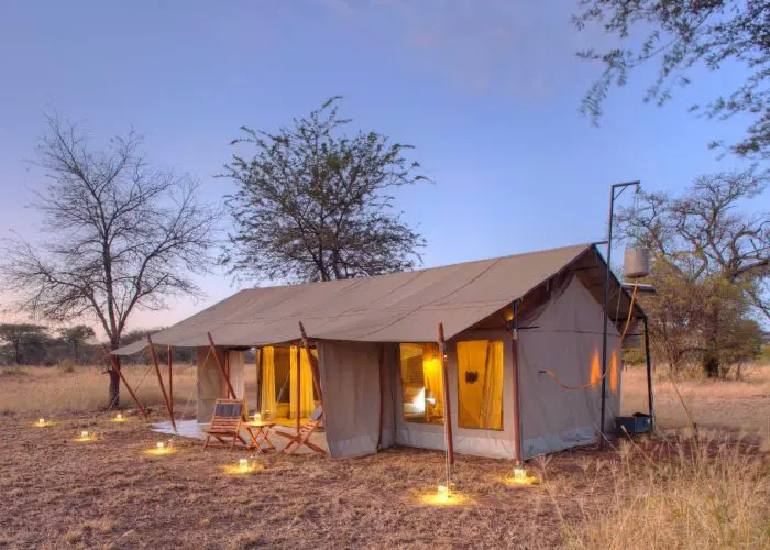 lodges or tents